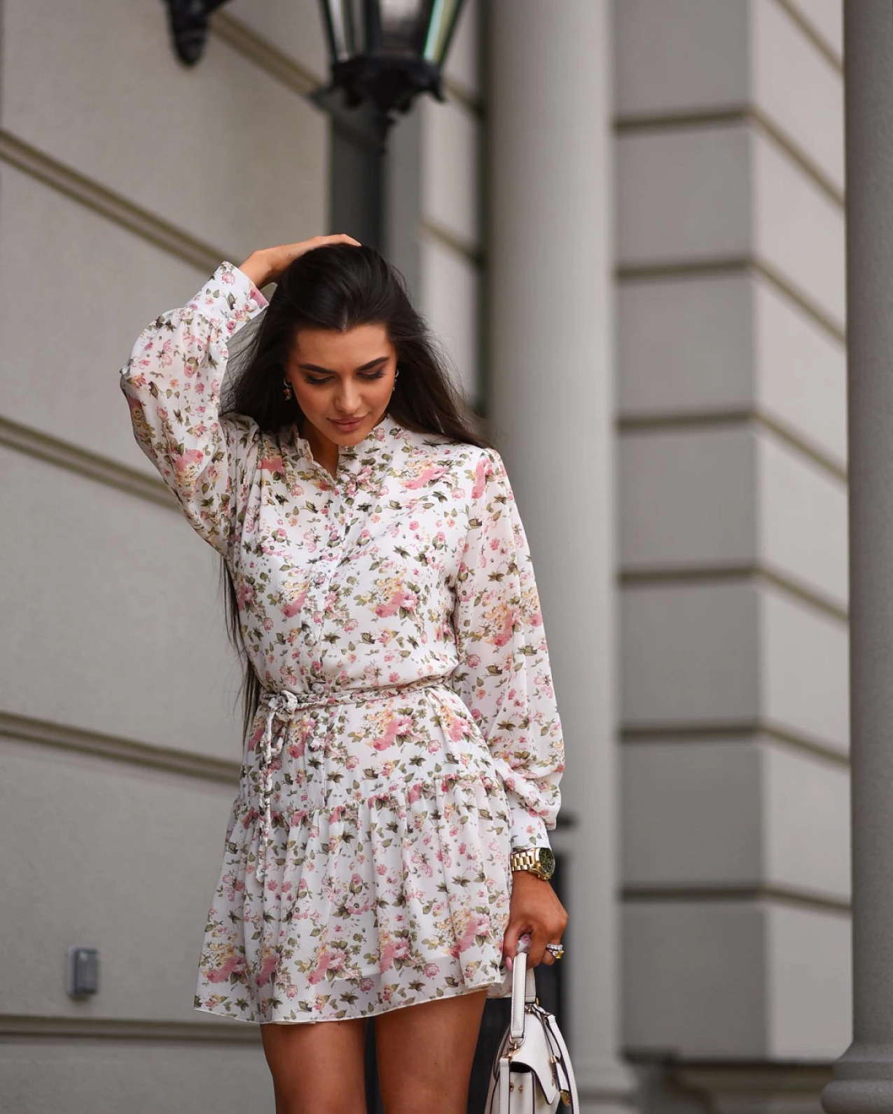 Сукня FLORAL Колір: Молочний