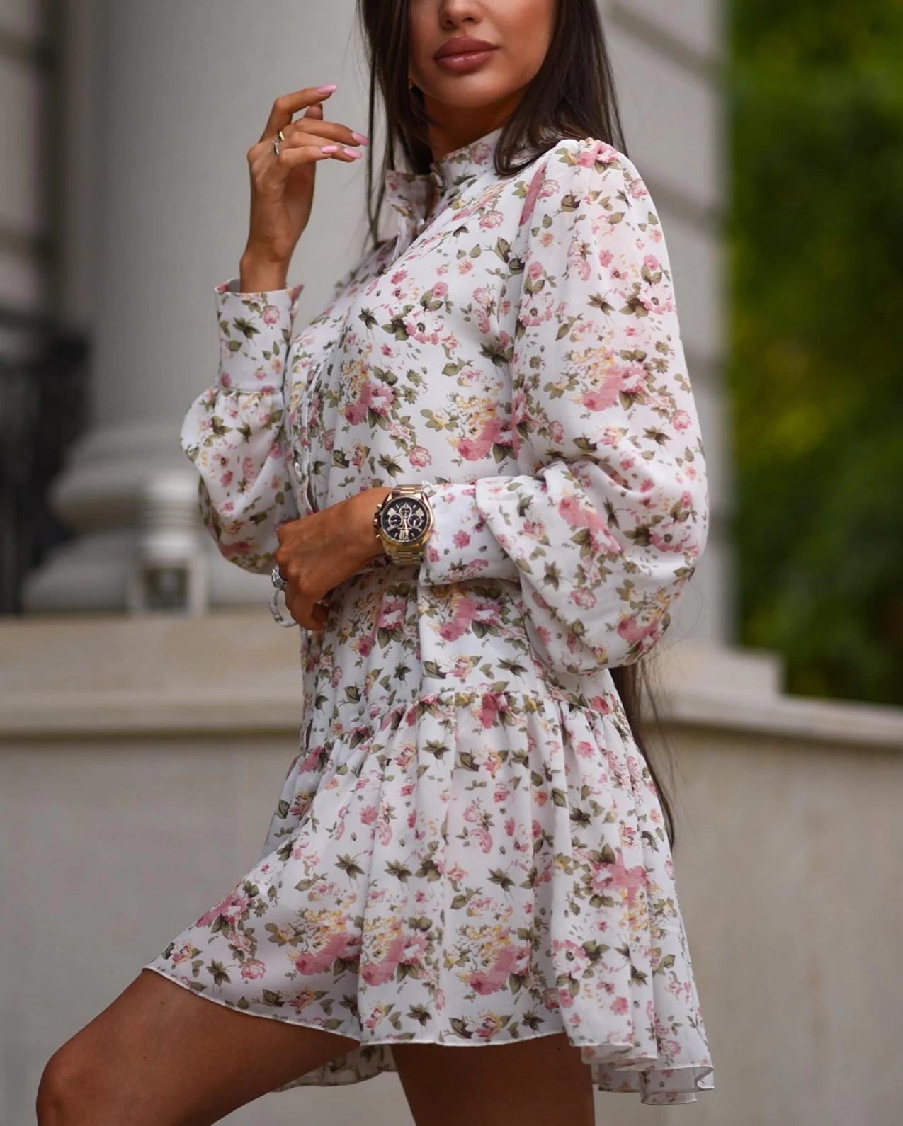 Сукня FLORAL Колір: Молочний